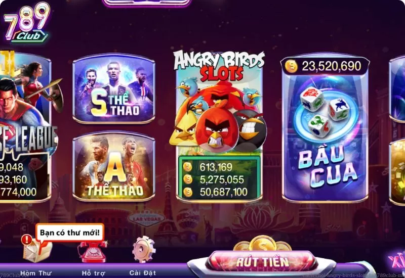 Ưu điểm của Angry Birds Slots tại 789Club