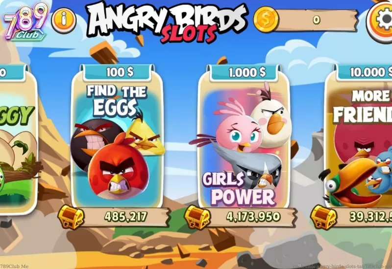 Giới thiệu sơ lược về Angry Birds Slots tại 789Club